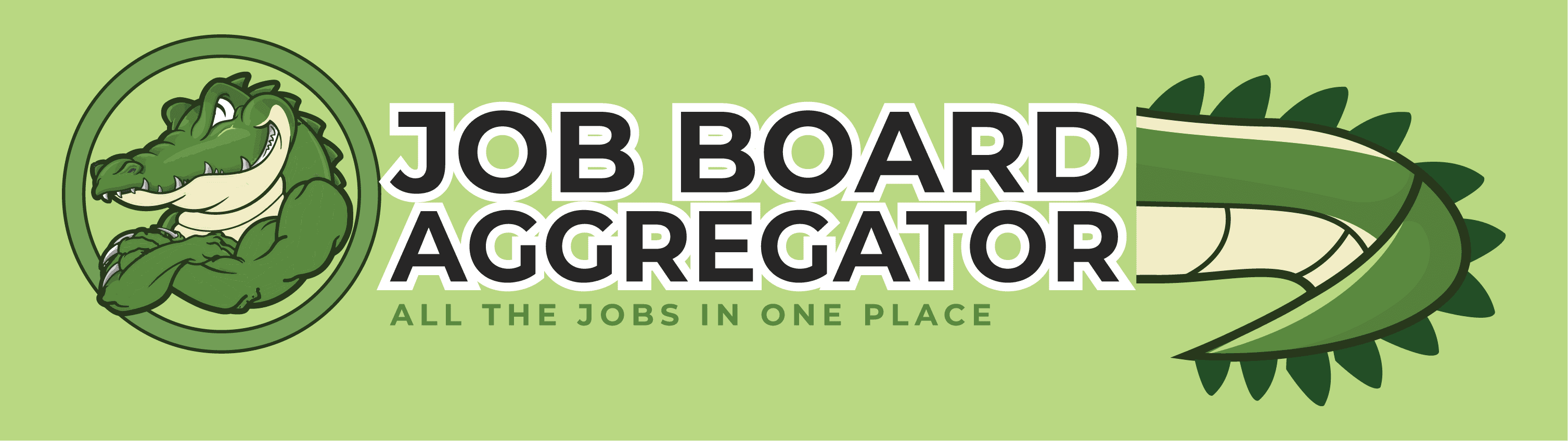 Job Board Aggregator - Wordmark Logo - Transparent High Resolution 2